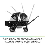 EVENFLO Pivot Xplore All-Terrain Stroller Wagon - Gray