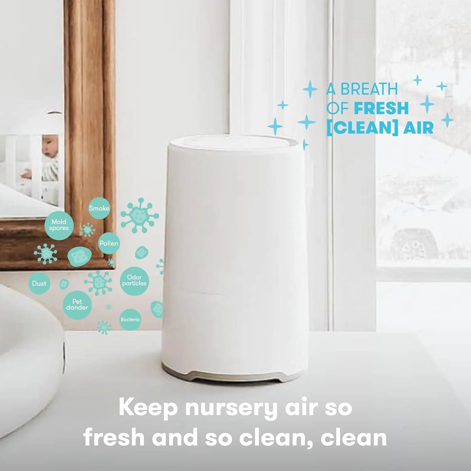Frida Baby 3-in-1 Baby Air Purifier for Allergy Relief