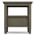 WYNDENHALL Norfolk SOLID WOOD 20 inch Wide Rectangle Transitional End Side Table - 20 inch Wide