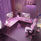 Homall L-Shaped Gaming Desk Computer Corner Desk Office Writing Desk