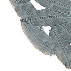 Madison Park Rosalie Textured Feather 3-piece Metal Disc Wall Decor Set