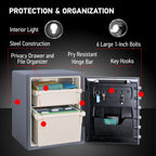 SENTRYSAFE Waterproof Fireproof Alloy Steel Digital Safe 1.23 cu ft