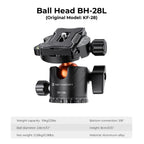 K&F CONCEPT 90'' Ultra High Camera Tripod with Metal Ball Head