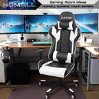 HOMALL Gaming Chair - Ergonomic Leather High Back Office Chair