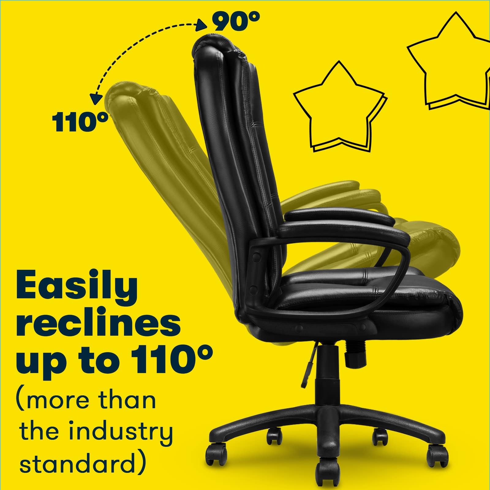 OFIKA Home Office Chair, 400LBS Big and Tall Computer Chair