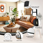 Arched Full-Length Standing Wood Floor Mirror, Wall Mirror