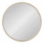 Kate and Laurel Travis Round Wood Accent Wall Mirror