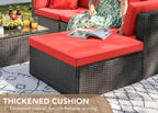 DEVOKO 5 Pieces All-Weather Patio Furniture Set with Cushions
