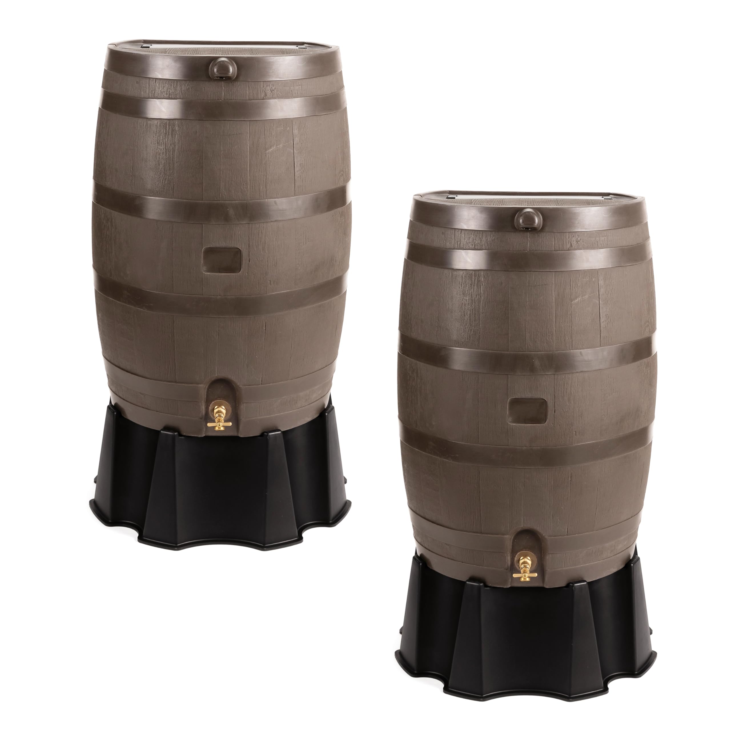 RTS Home Accents 50-Gallon Rain Barrel with Brass Spigot