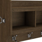 Woodland 40W Wall Mounted Coat Rack with Shelf by Bush Furniture