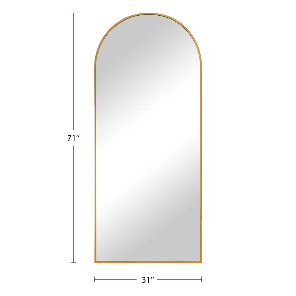 Dovelina Arched Full Length Floor Wall Mirror Standing Mirror