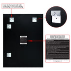 Frameless Beveled Prism Wall Mirror-Square/Rectangluar - Clear