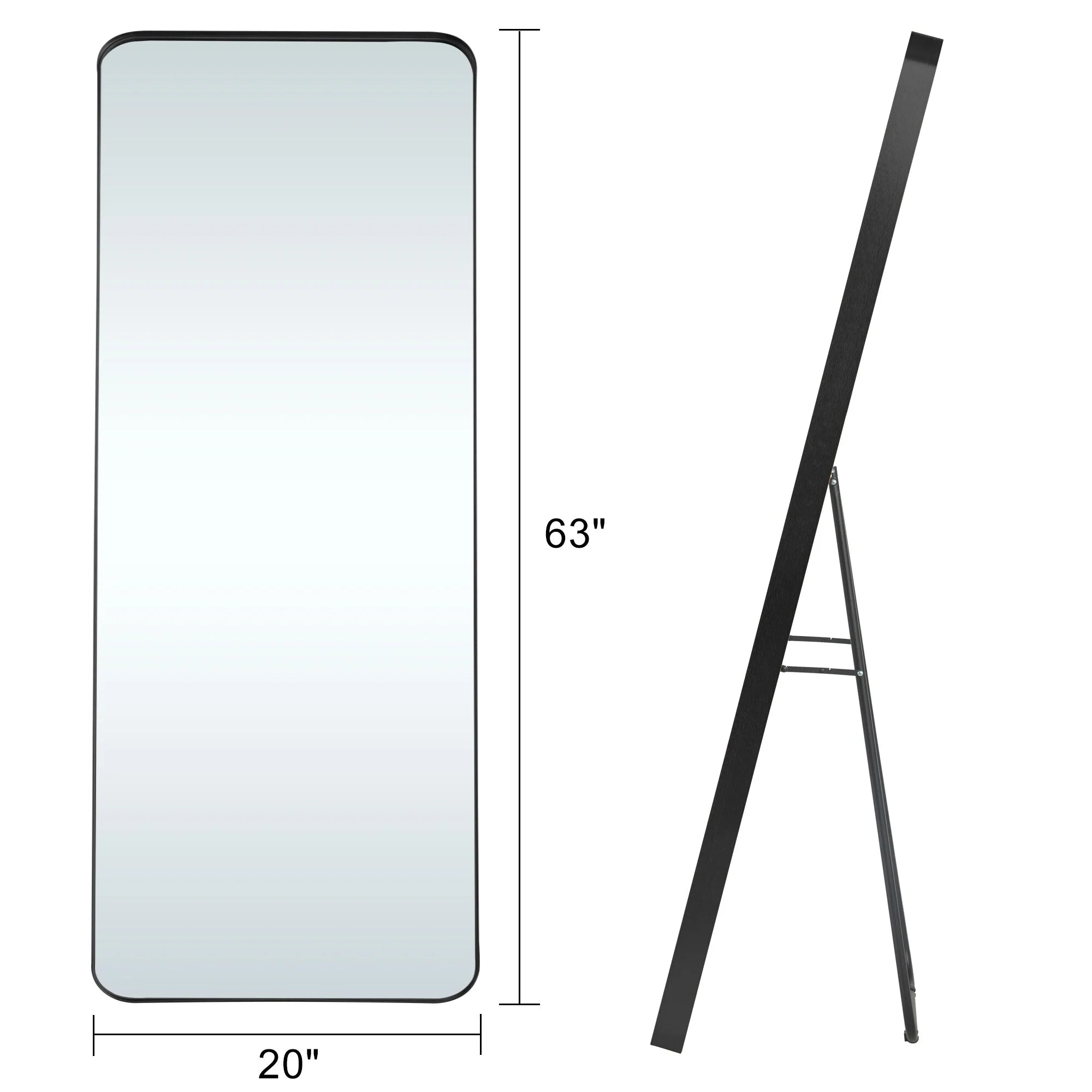 Full Length Mirror Large Wall Mounted Mirror Full Body Mirror