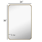 Rathburn Metal Venetian Wall Mounted Mirror