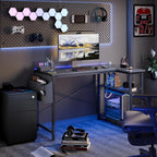 TIQLAB Small Computer Desk, 40 Inch L Shaped Desk