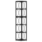 67 Tall Corner Shelf, Corner Bookshelf Bookcase Standing Shelving Unit