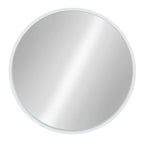 Kate and Laurel Travis Round Wood Accent Wall Mirror