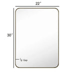 Rathburn Metal Venetian Wall Mounted Mirror