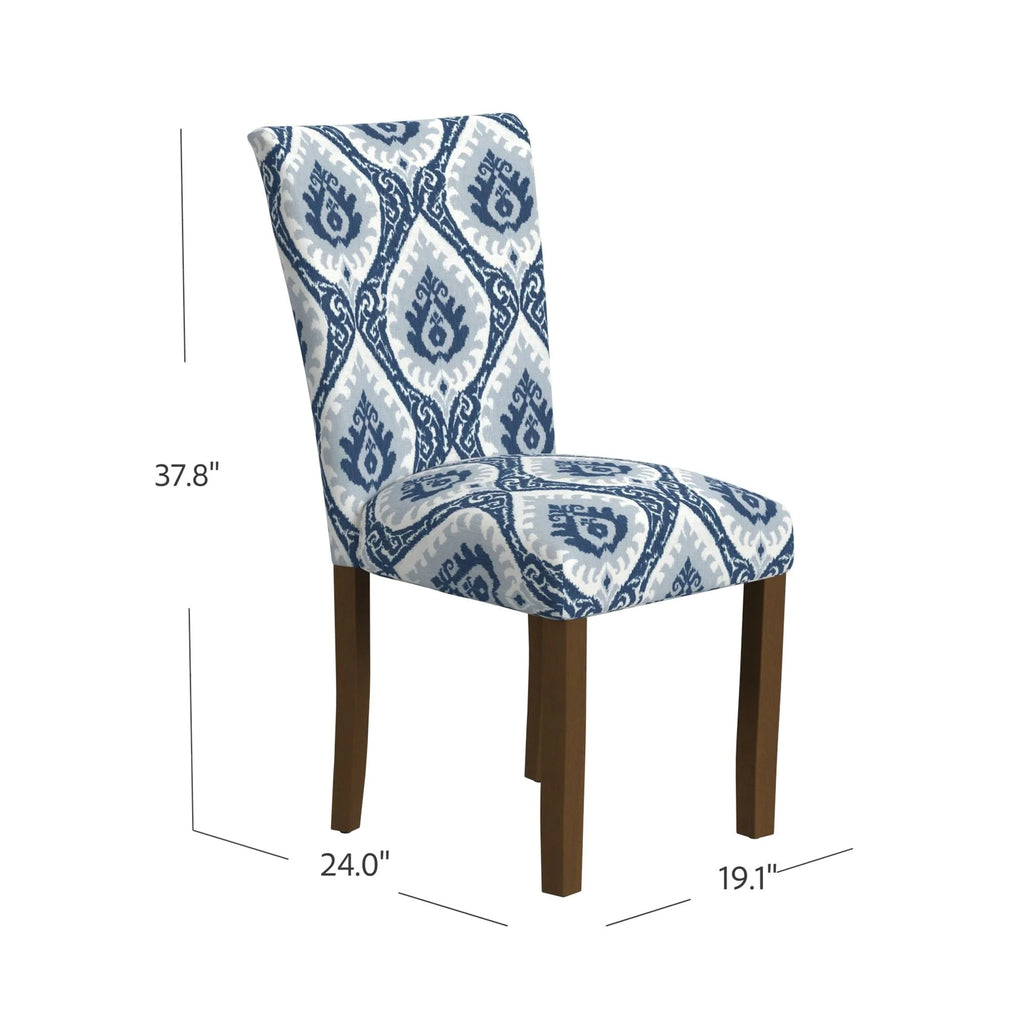 HomePop Classic Parsons Medallion Dining Chair (Set of 2)