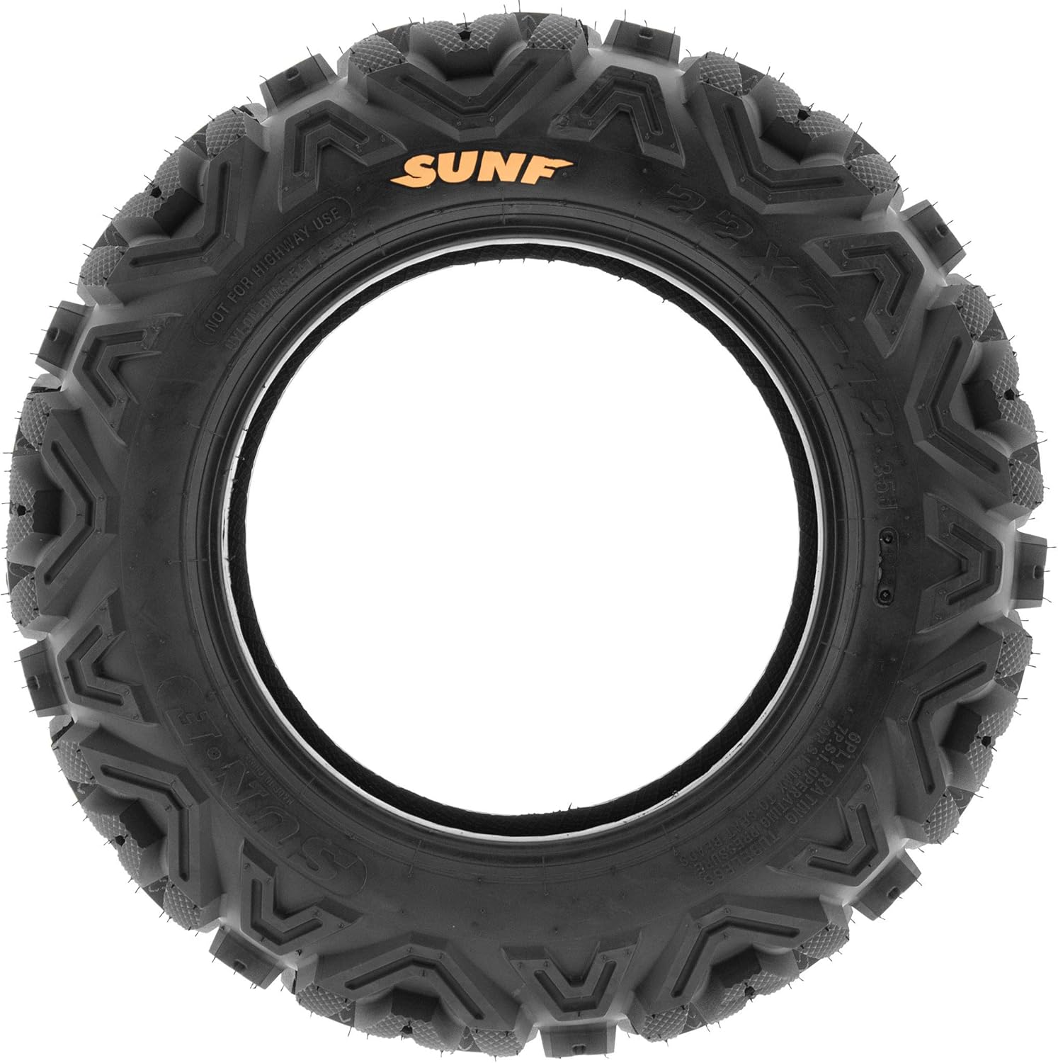 SUNF Power.I ATV UTV All-Terrain Tires Set of 4 25X8-12 25X10-12