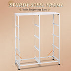 WLIVE Fabric Dresser for Bedroom, Tall Dresser with 8 Drawers