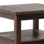 WYNDENHALL Norfolk SOLID WOOD 20 inch Wide Rectangle Transitional End Side Table - 20 inch Wide