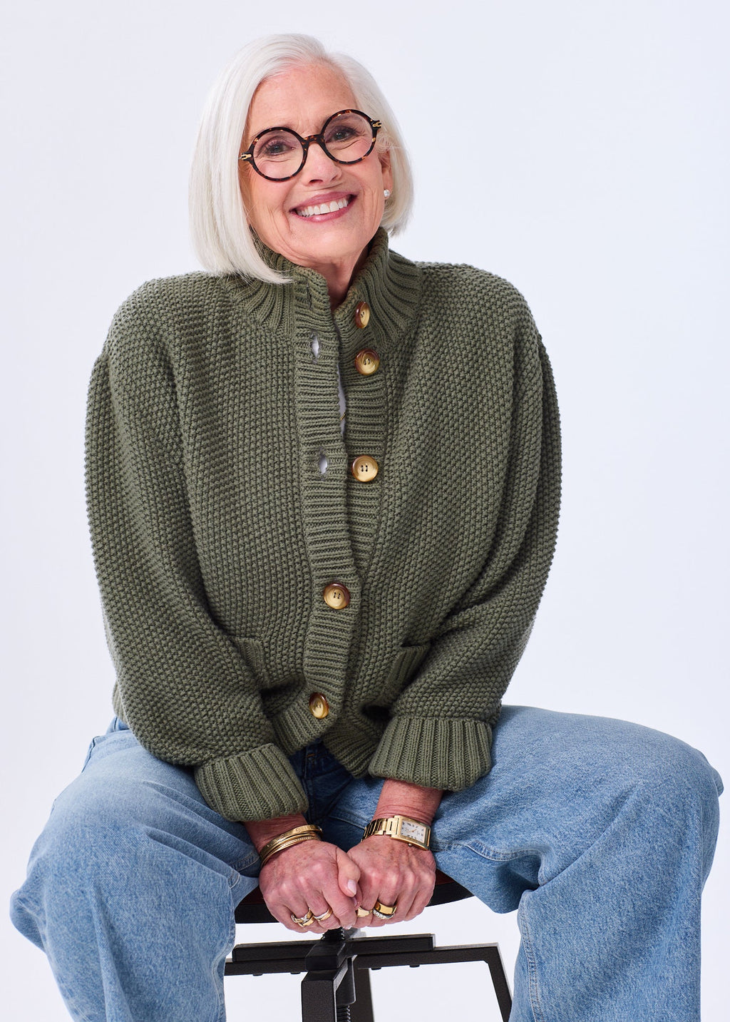 The Cotton Sweater Jacket