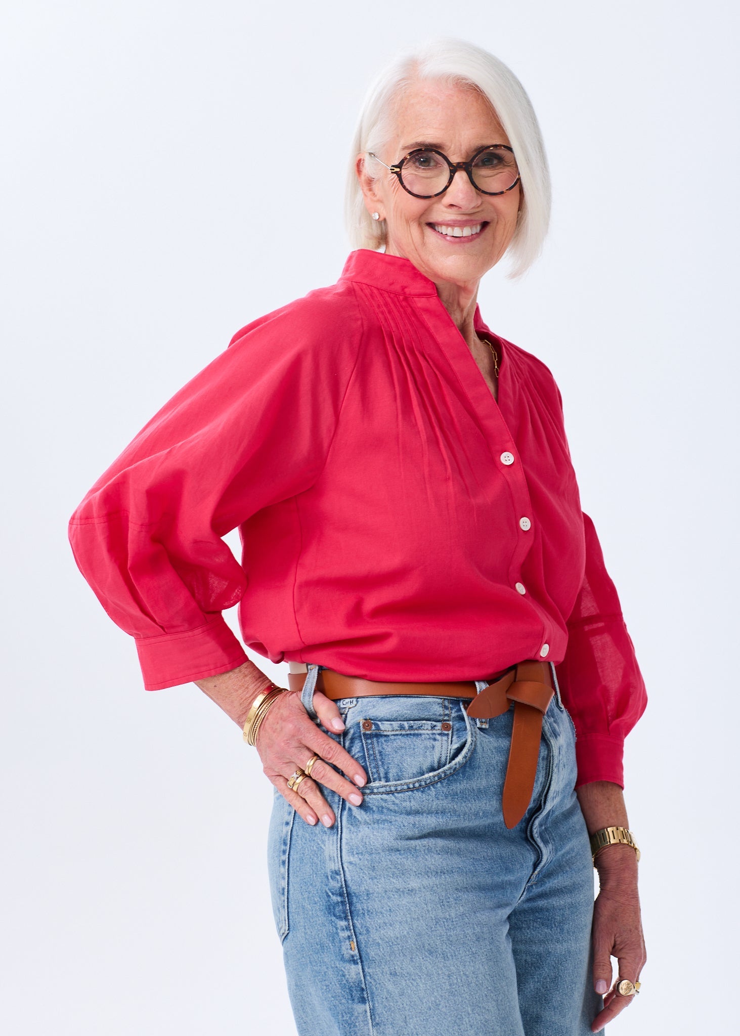 The Balloon Sleeve Button Down