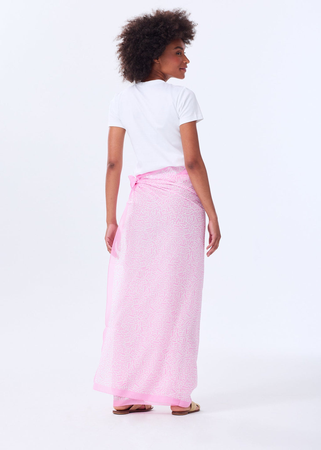 The Cotton Wrap / Pareo - Brush Strokes