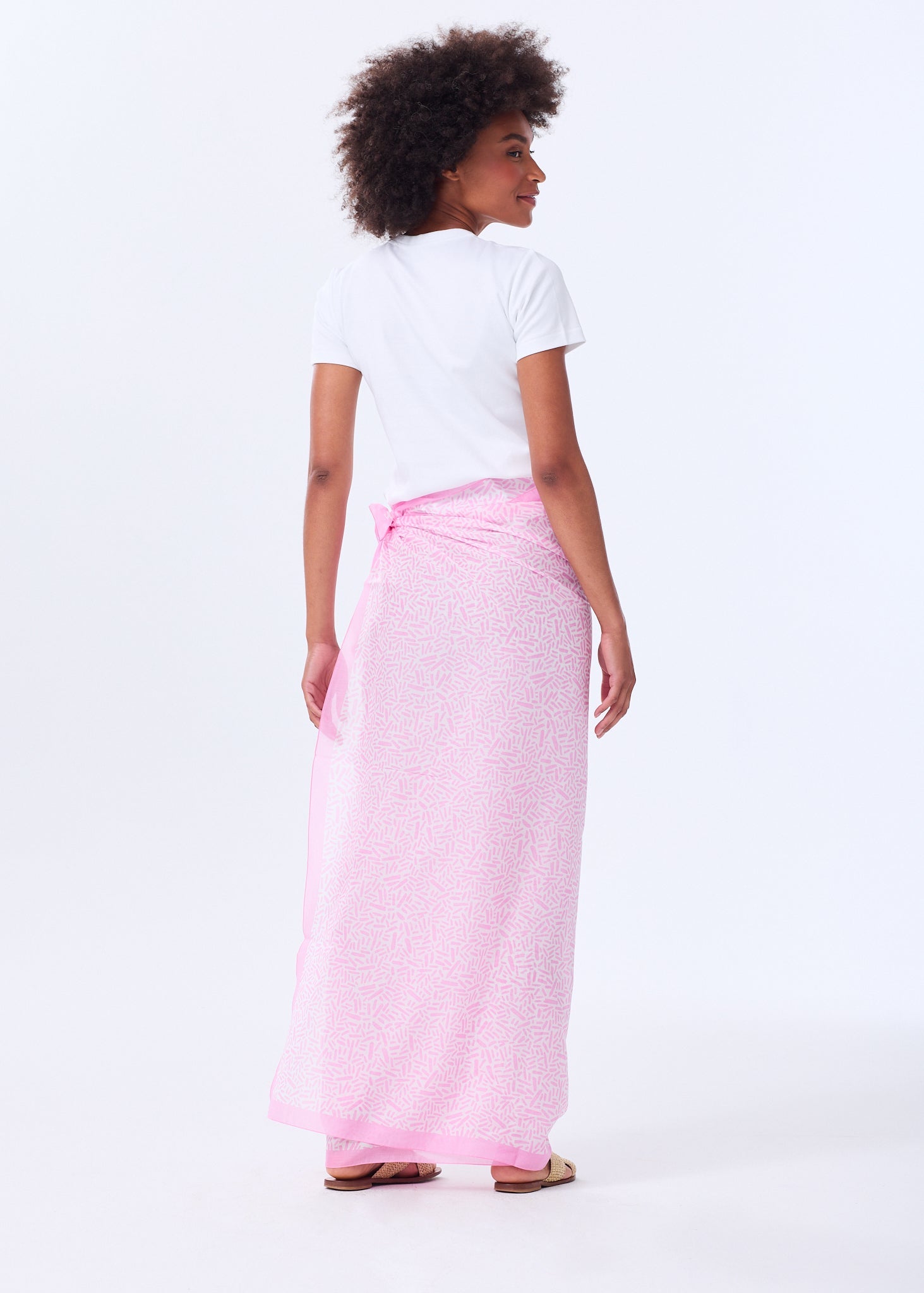 The Cotton Wrap / Pareo - Brush Strokes