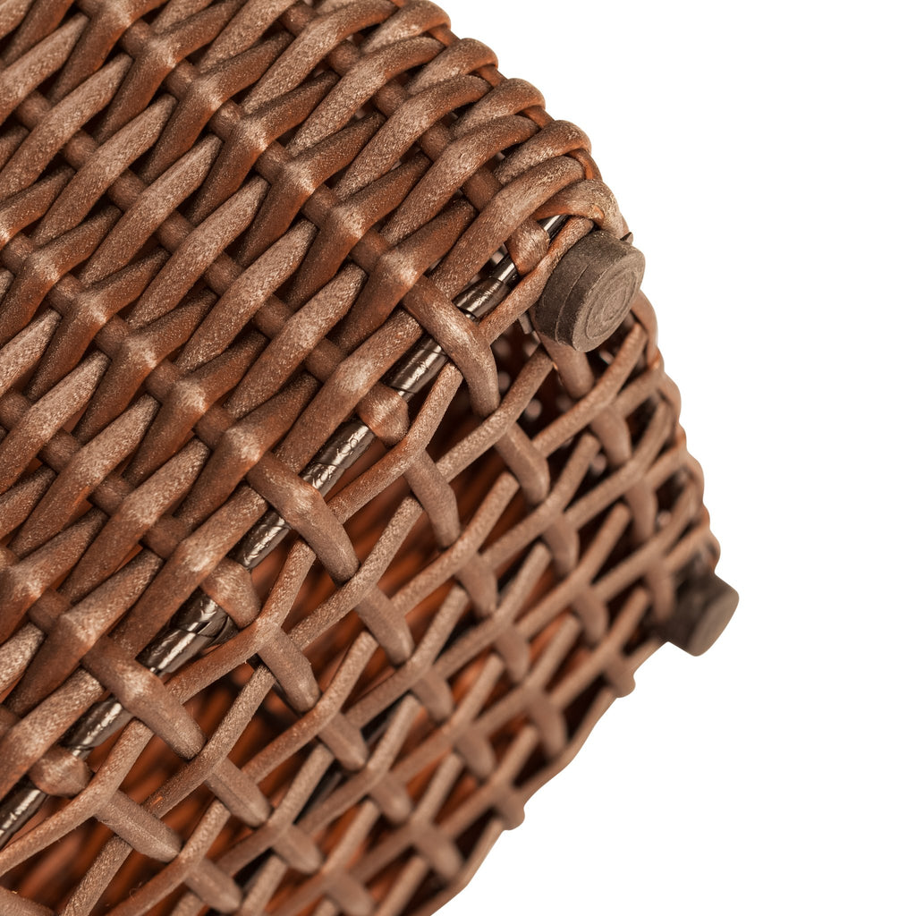 Patio Sense Alto Wicker All-Weather Planter Set with Liners