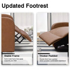 Homall Recliner Chair PU Leather Single Living Room Sofa Recliner