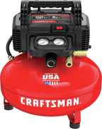 CRAFTSMAN Air Compressor 6 Gallon Pancake Oil-Free Kit