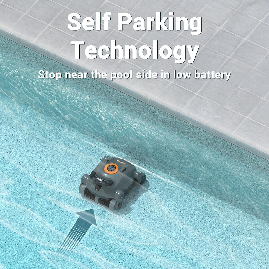 GOSVOR Pivot Cordless Robotic Pool Cleaner - Wall Climbing