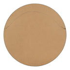 Kate and Laurel Travis Round Wood Accent Wall Mirror
