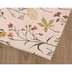 FALL BOTANICALS BLUSH Kitchen Mat By Kavka Designs