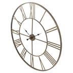 Solange Round Metal Wall Clock