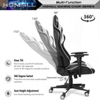 HOMALL Gaming Chair - Ergonomic Leather High Back Office Chair