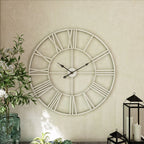 Solange Round Metal Wall Clock