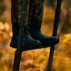 Jumbo Jack Ladder Stand Adjustable Shooting Rail, Large Platform, Mesh Seat
