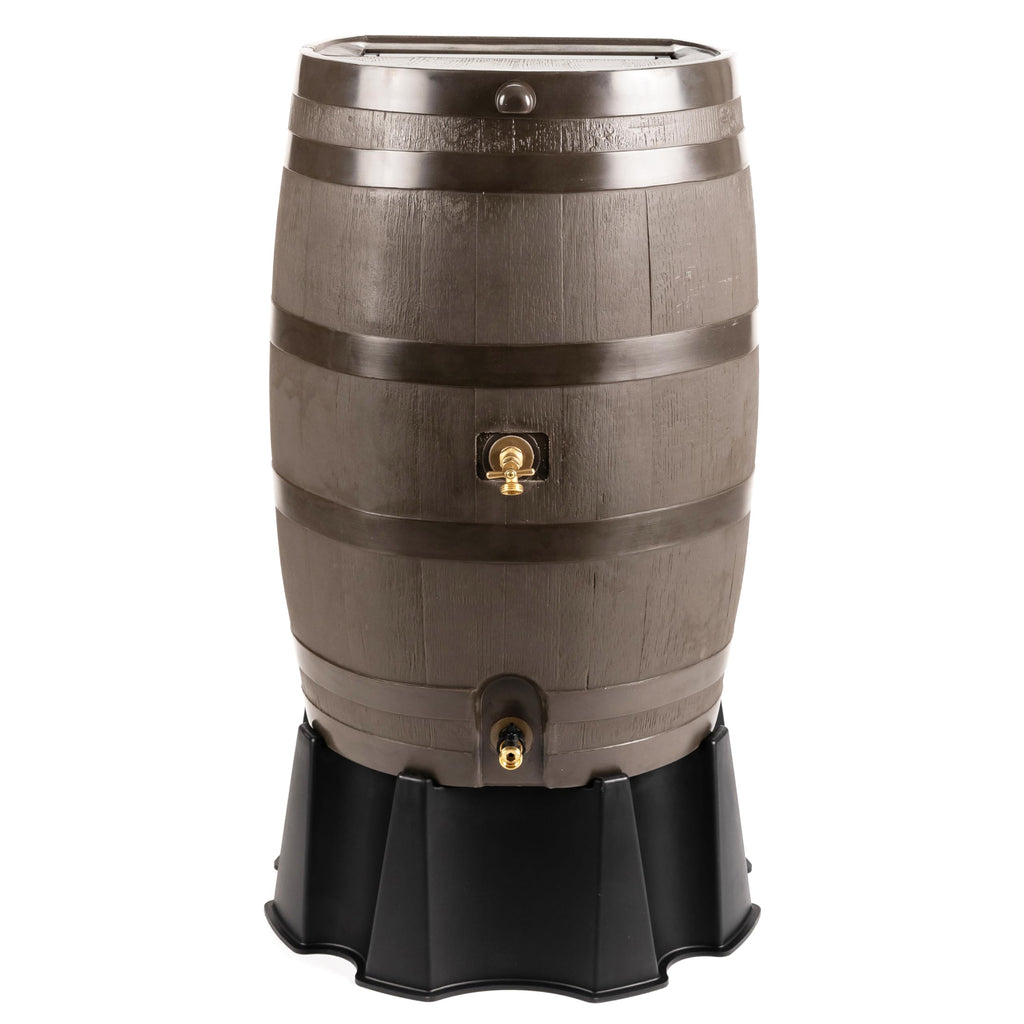 RTS Home Accents 50-Gallon Rain Barrel with Brass Spigot