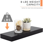 Floating Shelves, Farmhouse Hanging Wall Shelf Decor - 16 Inches, 3 Pk