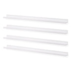 Wallniture Boston 46 Floating Shelves for Wall, Picture Ledge (Set of 4)
