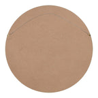 Kate and Laurel Travis Round Wood Accent Wall Mirror