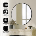 Modern Bathroom Wall Mounted Round Vanity Mirror