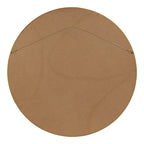 Kate and Laurel Travis Round Wood Accent Wall Mirror