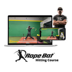 ROPE BAT Original Patented Swing Trainer with 12 Soft Balls