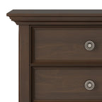 WYNDENHALL Halifax SOLID WOOD 24 inch Wide Bedside Nightstand Table