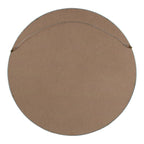 Kate and Laurel Travis Round Wood Accent Wall Mirror