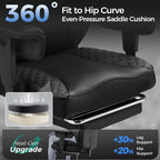 GTPLAYER Big and Tall Gaming Chair 400lbs with Ergonomic Support